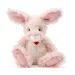 Bibiane roza zajček plišasta figura 32cm - Lumpin