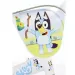 Bluey 12” otroški kolo s nosilcem za bidon in stranskimi kolesi v beli-modri-zeleni barvi – Dino Bikes kolo slika 3