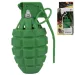 Breah: Igralna ročna granata zelene barve s svetlobo in zvokom 11 cm