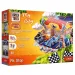 Brick Trick iz opeke gradimo: My City Pit Stop 50 delni gradbeni set - Trefl slika 1