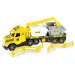Magic Truck Technic: Tovornjak za prevoz kontejnerjev s svetlobo, 80 cm - Wader slika 2