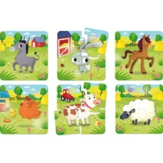 Carotina Baby: Puzzle živali na kmetiji slika 2