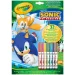 Crayola: Sonic, barvna in delovna zvezek ježa