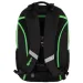 Črna in zelena zaobljena šolska torba, nahrbtnik Spirit: Campus 46 x 33 x 22 cm