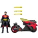 DC Robin akcijska figura z motorjem in izstrelitvenimi raketami – Mattel slika 4