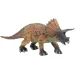 Dino World: S podrobnostmi bogato izdelana 16cm figurica dinozavra Triceratopa, dekorativna embalaža