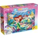 Disney Ariel 2 v 1, maxi sestavljanka s 35 deli in pobarvanka 70x50 cm – Lisciani