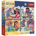 Disney Lilo & Stitch - 4 x 88 delni Premium Plus otroški puzzle - Trefl slika 1