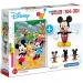 Disney: Mickey miška 104 delni puzzle + 3D Mickey model - Clementoni slika 1
