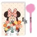Disney: Minnie Miška skrivni zvezek s ključavnico in pom-pom svinčnikom 12x18cm 60 listov slika 2