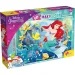 Disneyjeva Ariel 2 v 1, maxi sestavljanka s 60 kosi in pobarvanka, 70x50 cm - Lisciani