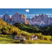 Dolina Val di Funes, Dolomiti - Italija 1500-delni puzzle -Trefl slika 2