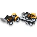 Engineering Truck: 2-delni traktorski komplet s prikolico in priključkom 46 cm