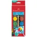 Faber-Castell: 12-delni set vodenih barvic s koluti 30 mm