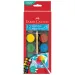 Faber-Castell: Vodene barvice 12-delni set s 30mm krogi