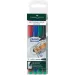 Faber-Castell: Multimark 4-delni komplet alkoholnih flomastrov M 1mm