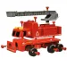 Fire Engine: Razstavljiv gasilski avtomobil z žerjavom, z orodjem in zvoki 20 cm