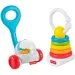 Fisher-Price: 2-delni barvni ropotuljici za dojenčke - Mattel slika 2
