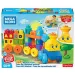 Fisher-Price: ABC pojoči vlak gradbena igrača - Mega Bloks