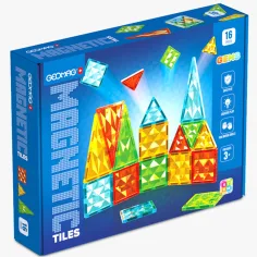 Geomag: Magnetne ploščice Gems magnetni gradbeni kocke 16-delni set slika 1
