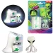 Glow'N Fun Slime Tuš: Fluorescentni slime trutja v oljni sodu z vesoljskim figurico slika 2