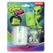 Glow'N Fun Slime Tuš: Fluorescentni slime trutja v oljni sodu z vesoljskim figurico slika 1