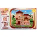 Hišica za lutke s pohištvom, s svetlobnimi in zvočnimi efekti 33x32cm