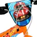 Hot Wheels 16” otroška kolesa s nosilcem za bidon in stranskimi kolesi v oranžno-črni barvi – Dino Bikes kolo slika 4