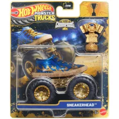 Hot Wheels Monster Trucks: Sneakerhead prvak malih avtomobilov s pokalom 1/64 – Mattel