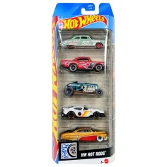 Hot Wheels: Set 5 mini avtomobilov Hot Rods 1/64 - Mattel