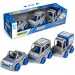 Kid Cars 3-delni komplet policijskih vozil - Wader