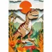 Kraljestvo dinozavrov T-Rexove pustolovščine 160-delni puzzle - Trefl