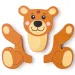 Lesena 4-delna punčka puzzle - Woodyland slika 3