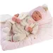 Llorens: Reborn 42cm velika realistična lutka novorojenčka omejene izdaje z obleko z resami