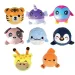 Luna: Mehka plišasta odbijajoča žoga z figuricami živali v več različicah 1 kos slika 2