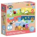 Luna: Moj prvi sestavljanka – Igrivo štetje od 1 do 10 10x2 kosov parni razvojni puzzle