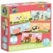 Luna: Moj prvi sestavljanka – Mame živali in njihovi mladiči 10x2 kosov parni razvojni puzzle slika 1