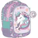 Luna: Must Team Unikornis zaobljena šolska torba s 3 predali, nahrbtnik 32x18x43 cm