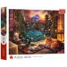 Mačka v sakura vrtu 1000-delni puzzle - Trefl