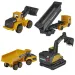 Majorette - Volvo izdaja gradbenih delovnih strojev 4-delni set - Simba Toys slika 3