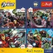 Marvel Maščevalci - 4 x 88 delni Premium Plus Kids puzzle - Trefl slika 2