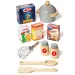 Molto: Nature Velika igralna kuhinja lesen igralni set z 10 deli
