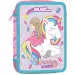 Must: Unikornis vzorovana dvonadstropna polnjena peresnica 15x21cm slika 1