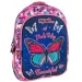 Must: šolska torba, nahrbtnik z vzorcem metuljev, s tremi predali 32x18x43cm slika 1