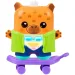 Nano-mals: Gabbybara interaktivna elektronska figura kapibare – Hasbro slika 2