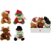 Nicotoy: Božična plišasta figura v več različicah 1kos 18cm - Simba Toys