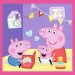 Peppa prašiček - 3 v 1 20, 36, 50 delni puzzle - Trefl slika 3