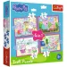 Peppa prašiček - 4 v 1 12,15,20,24 kosov puzzle - Trefl slika 1