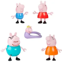 Peppa Prašiček: Peppina petčlanska družina igrača figura set - Hasbro slika 2