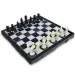 Plastična šahovnica 3 v 1 s figuricami za šah in ploščicami za damo